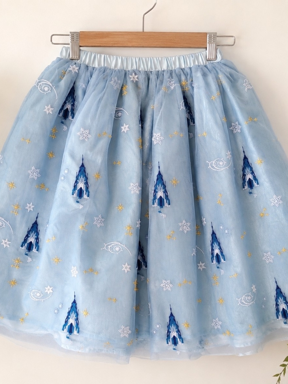 Hanna Andersson x DISNEY Cinderella's Castle Embroidered Tulle Skirt